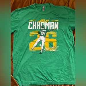 Oakland Athletics - Matt Chapman T-shirt in Size Large